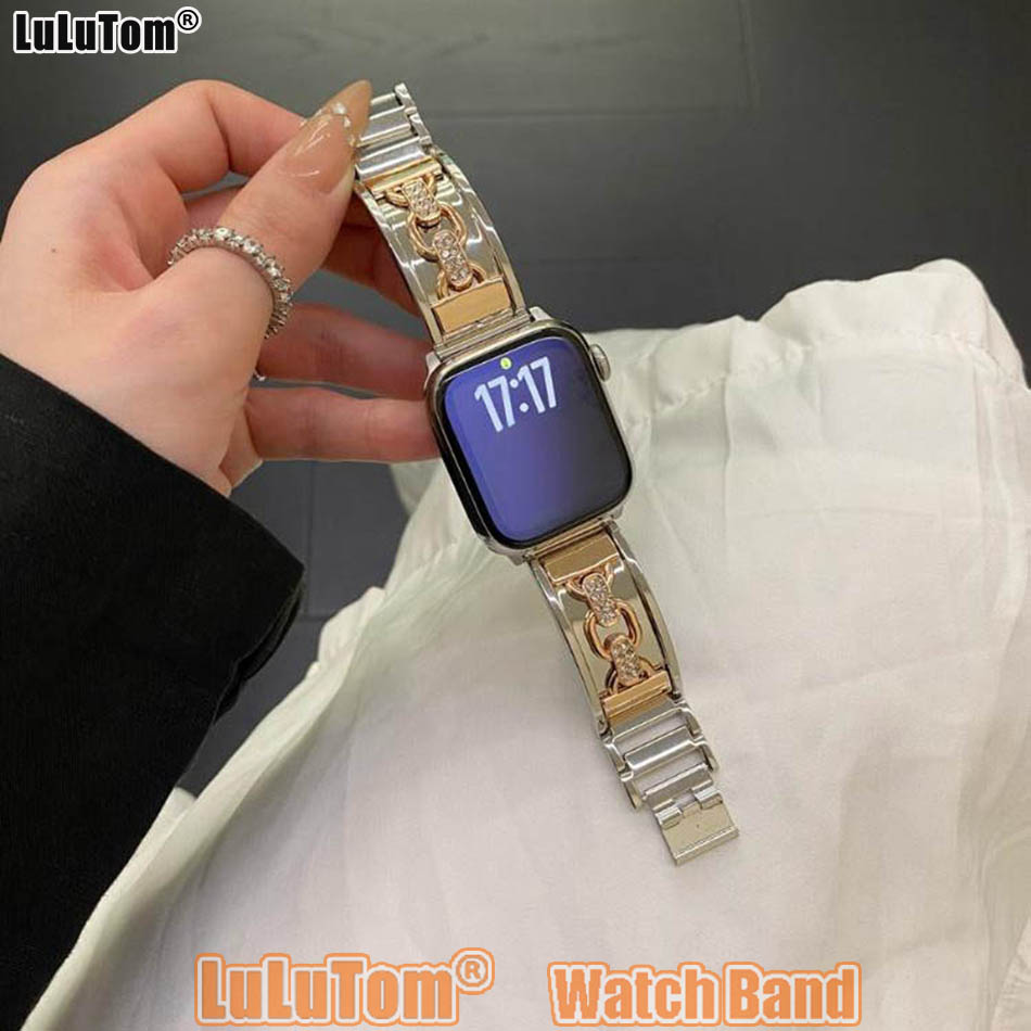 Luxury Watch German - Luxe dubbele lus metalen armbandriem voor