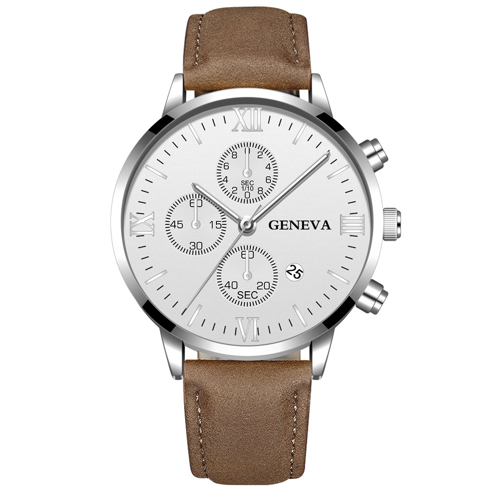 Luxury Watch Protection Film - Genève Mode Mannen Datum Legering Kast