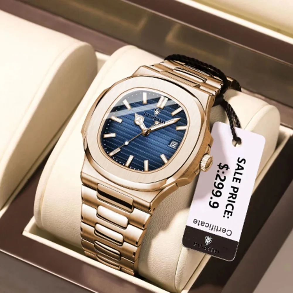 Luxury Watch German - Nieuwe Zwitserland Man Casual Rose Gouden