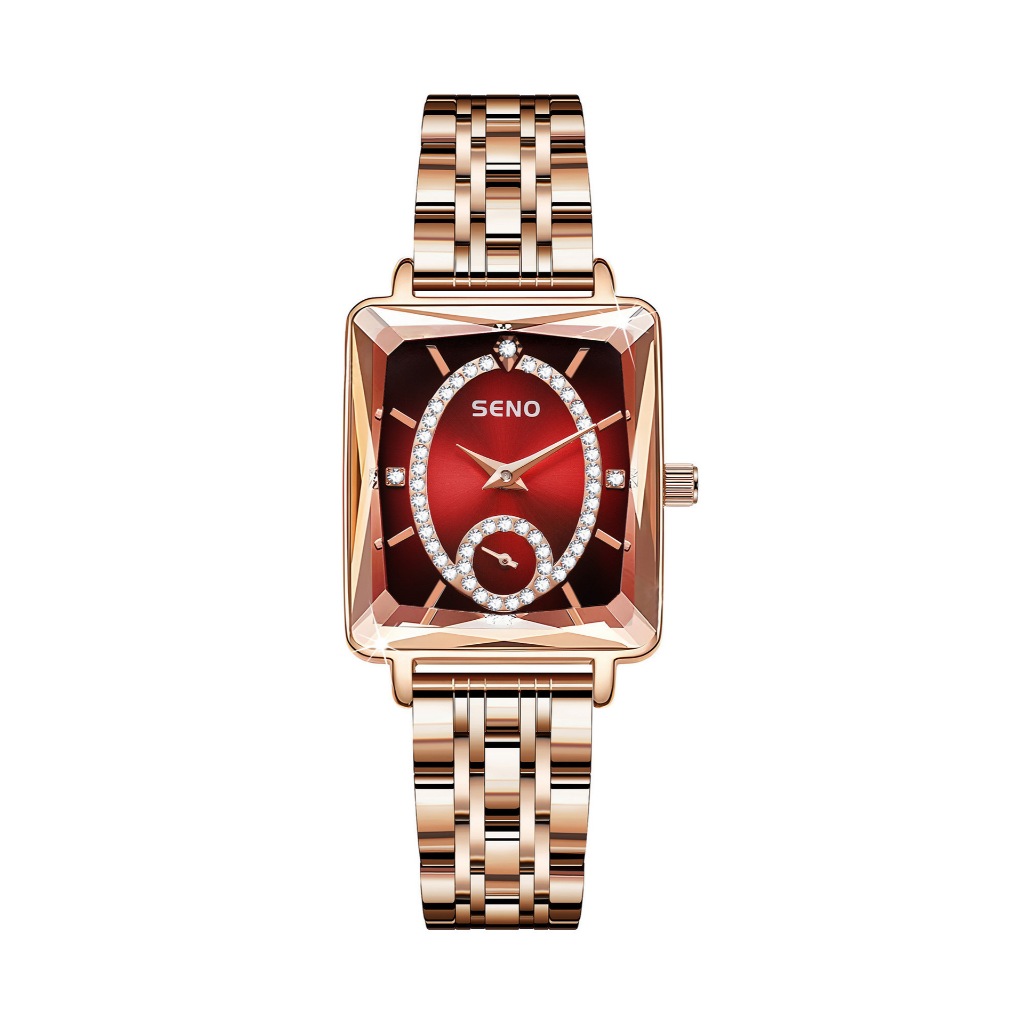 Luxury Watch In The World - SENO Dames Luxe Vierkante Quartz Horloge