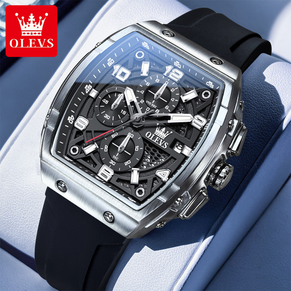 Luxury Watch Affordable - OLEVS Herenhorloges 2976, luxe mode Tonneau
