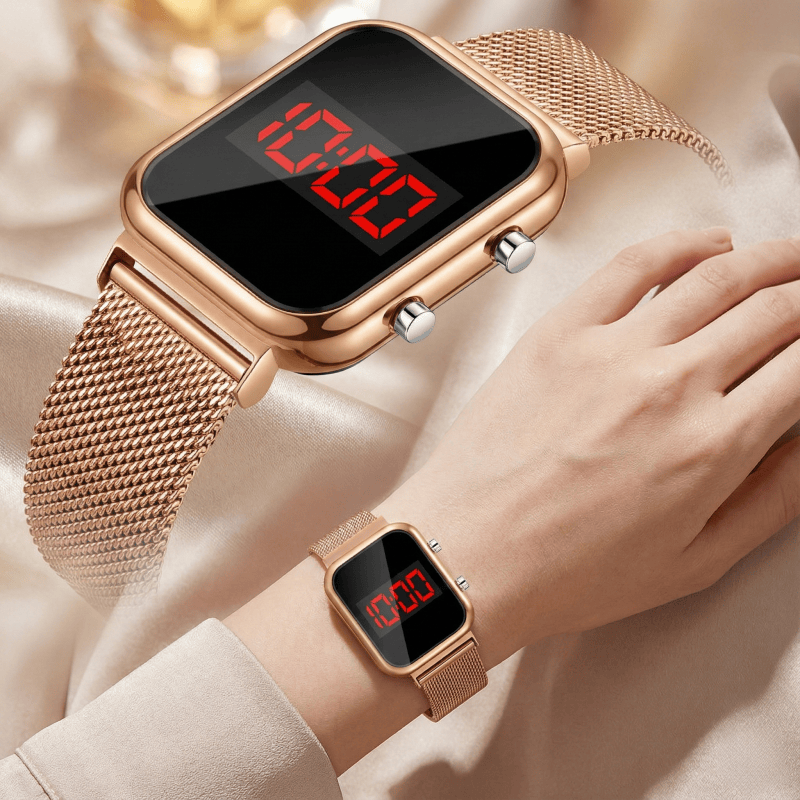 Luxury Watch Price - Mode magnetische gesp rechthoek LED digitale