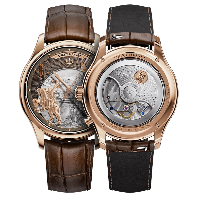 Guilloché Dial Watch - Lucky Harvey Limited 3D Hero Genghis