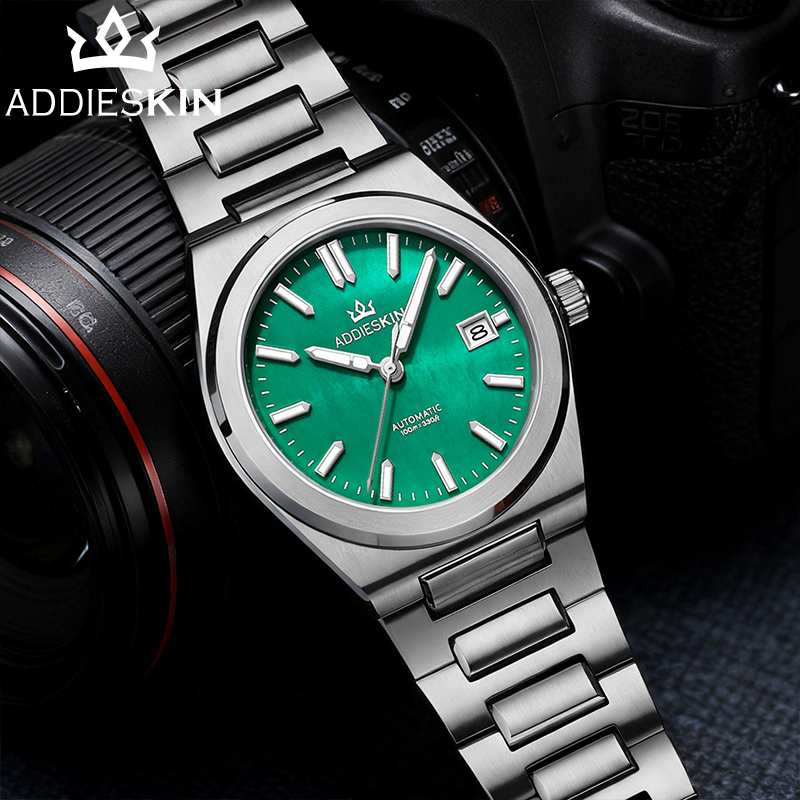 Guilloché Dial Watch - AddiesKin Mannen Automatische Horloges 39 Mm