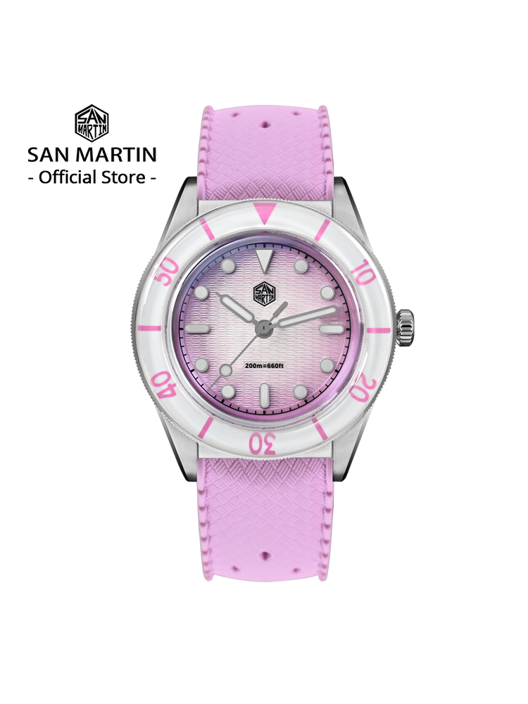 Guilloché Dial Watch - San Martin 2026 32,5 mm damespolshorloge