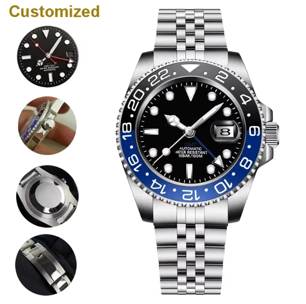 Luxury Watch Protection Film - Nieuw 40MM GMT horloge voor heren,