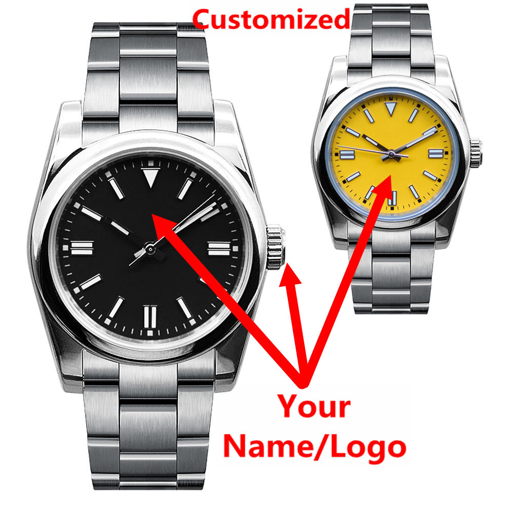 Luxury Watch Price - Aangepast logo herenhorloge saffier luxe NH35/miyota