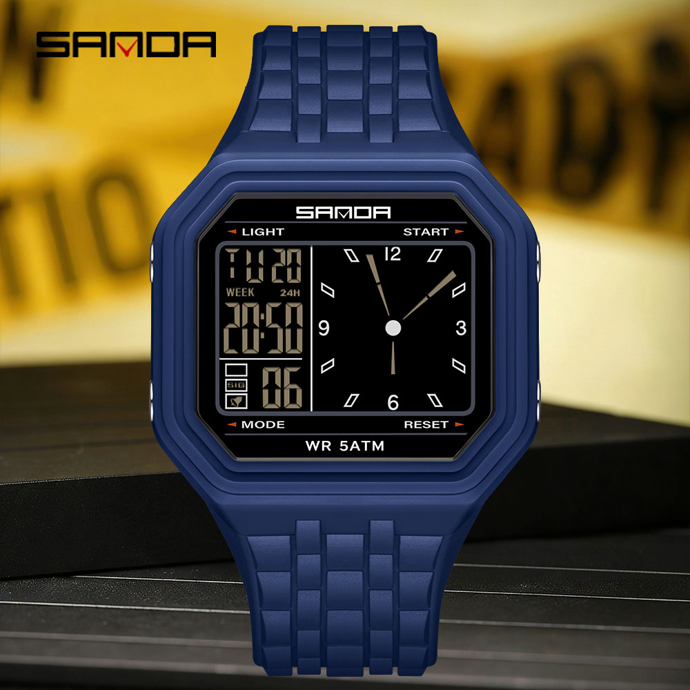 Luxury Watch Shop - Sanda Luxe elektronisch horloge Heren waterdicht