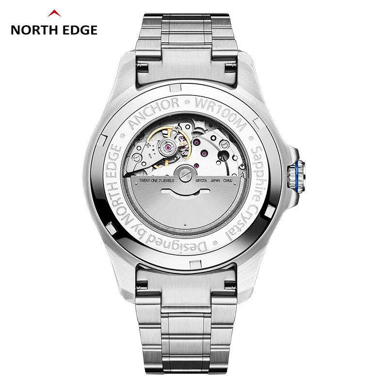 Diver Watch 300M - Nieuwe NORTH EDGE ANCHOR 42MM Mannen
