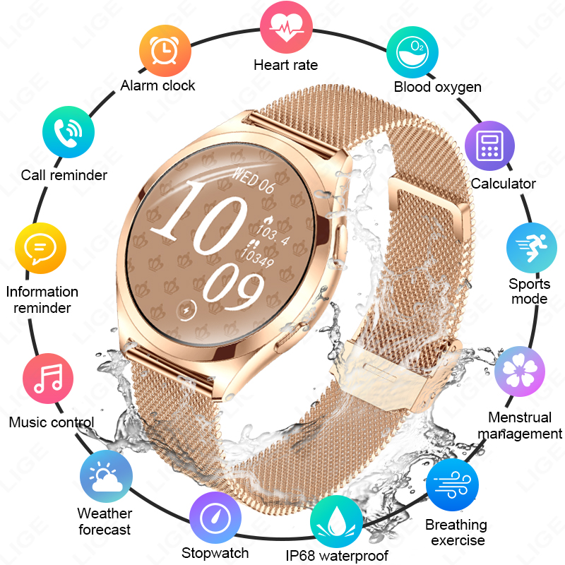 Luxury Watch In The World - LUIK Luxe Smart Watch voor vrouw