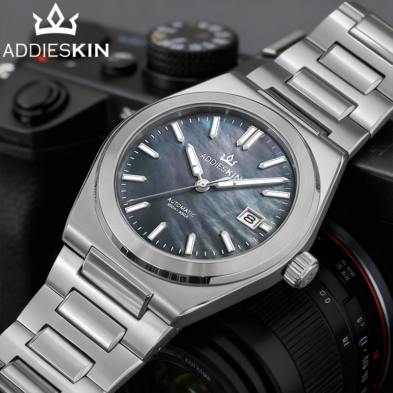 Guilloché Dial Watch - AddiesKin Automatische Horloges Voor Mannen 39