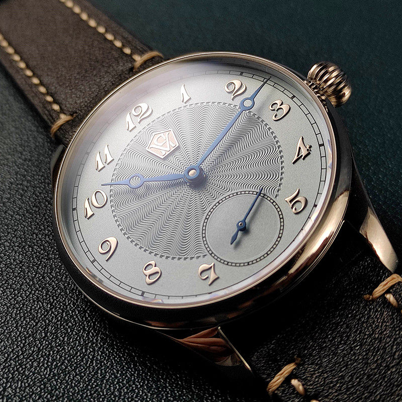 40MM handmatig mechanisch horl - Guilloché Dial Watch recensie en prijs
