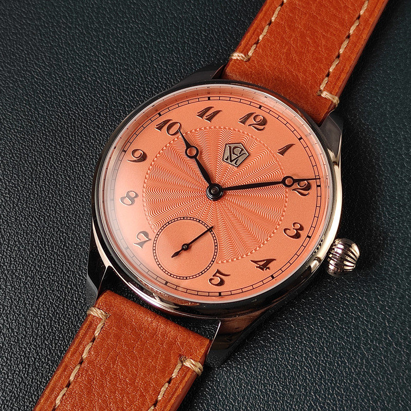 40MM handmatig mechanisch horl - Guilloché Dial Watch recensie en prijs