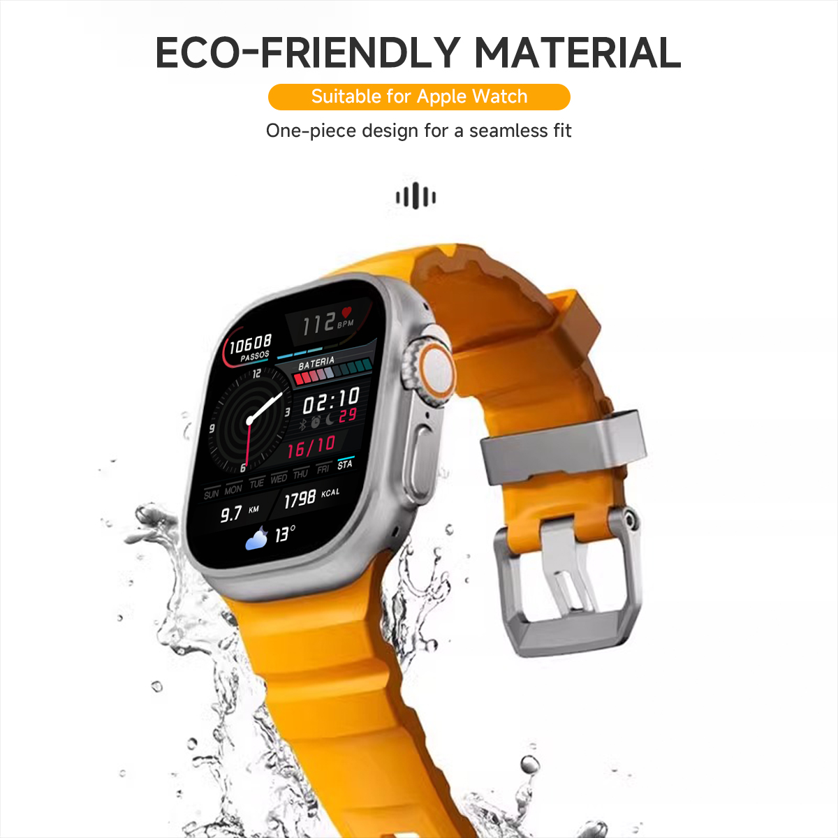 Case + band 2IN1 voor Apple Wa - Luxury Watch German recensie en prijs