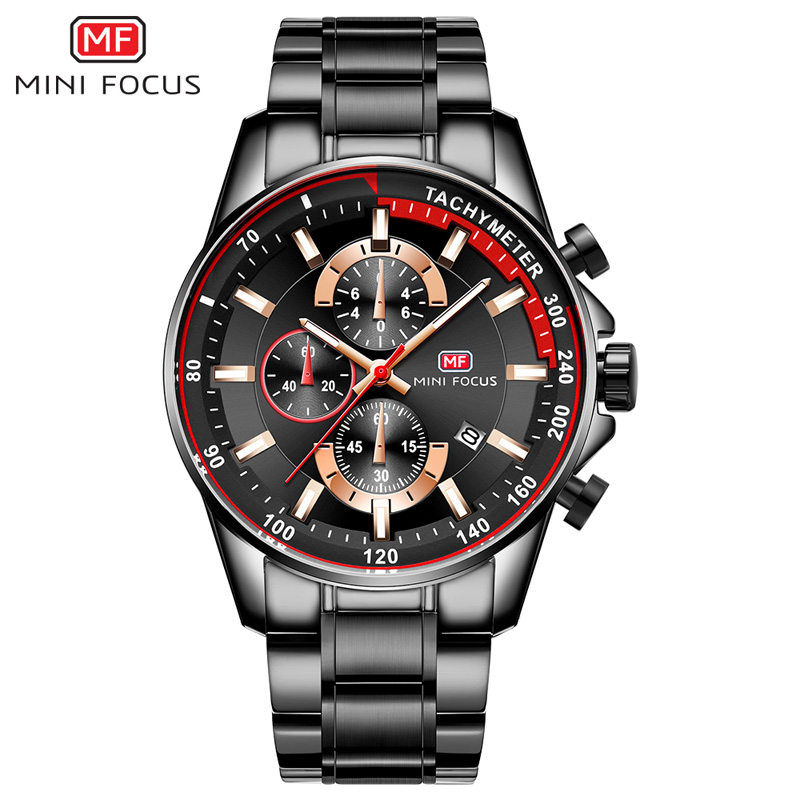 MINI FOCUS heren Rvs Armband H - Diver Watch 300M recensie en prijs