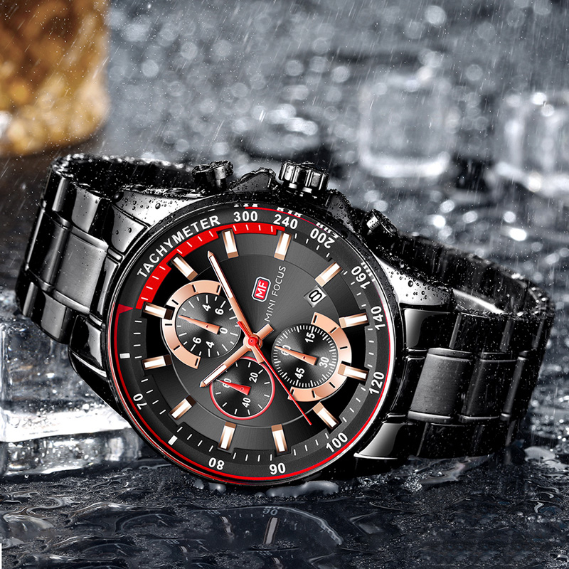 MINI FOCUS heren Rvs Armband H - Diver Watch 300M recensie en prijs