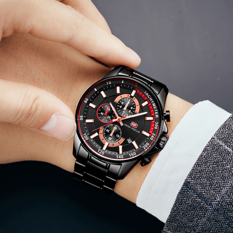MINI FOCUS heren Rvs Armband H - Diver Watch 300M recensie en prijs
