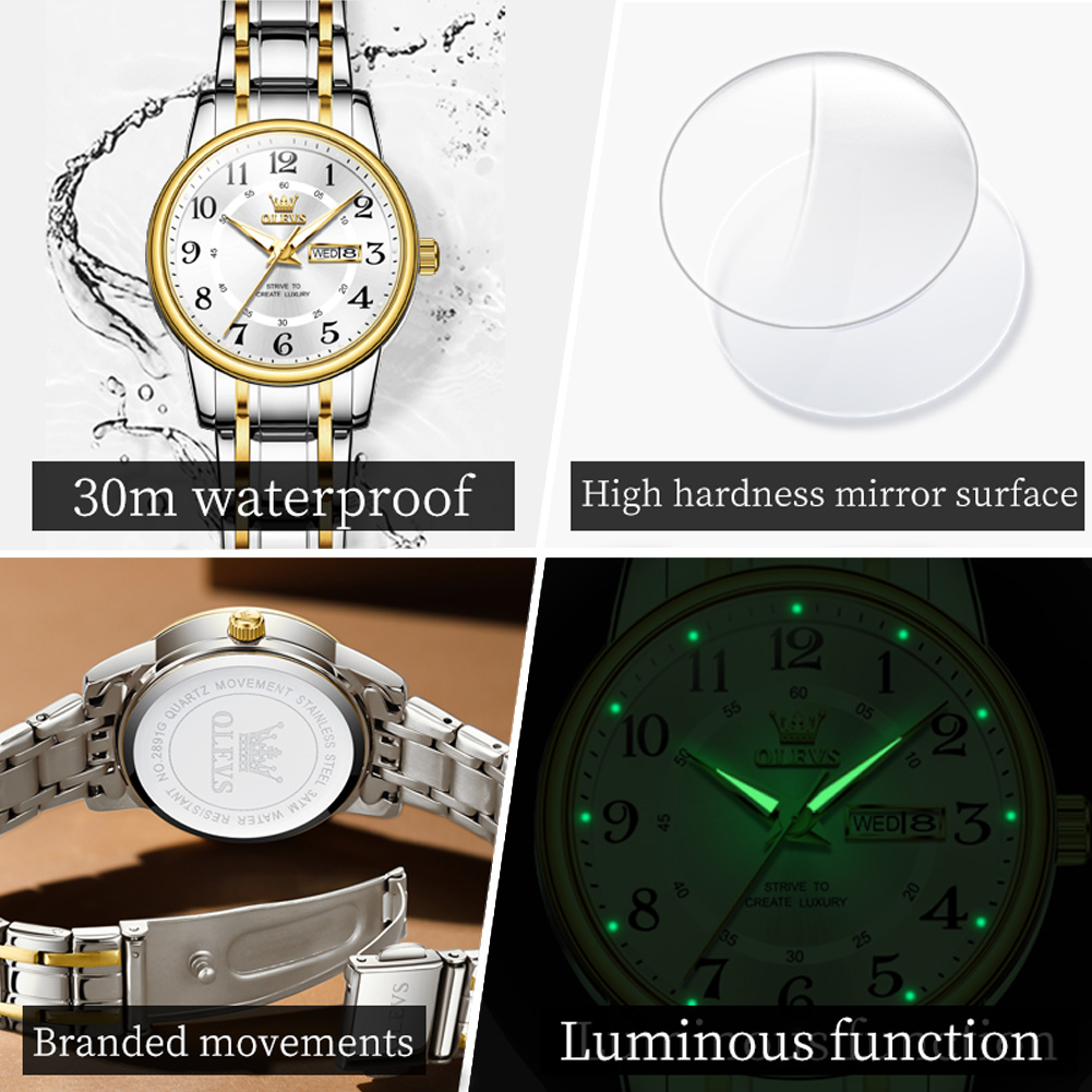 OLEVS 2891 Luxe Merk Mode dame - Luxury Watch Index recensie en prijs