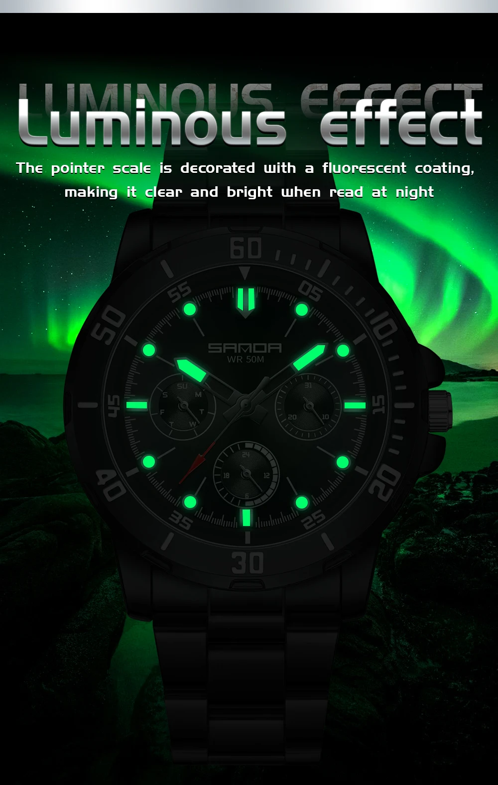 SANDA 3265 3266 Heren elektron - Luxury Watch Shop recensie en prijs