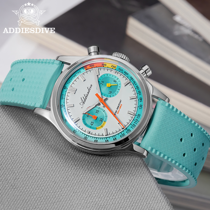 ADDIESDIVE Chronograaf Quartz  - Guilloché Dial Watch recensie en prijs