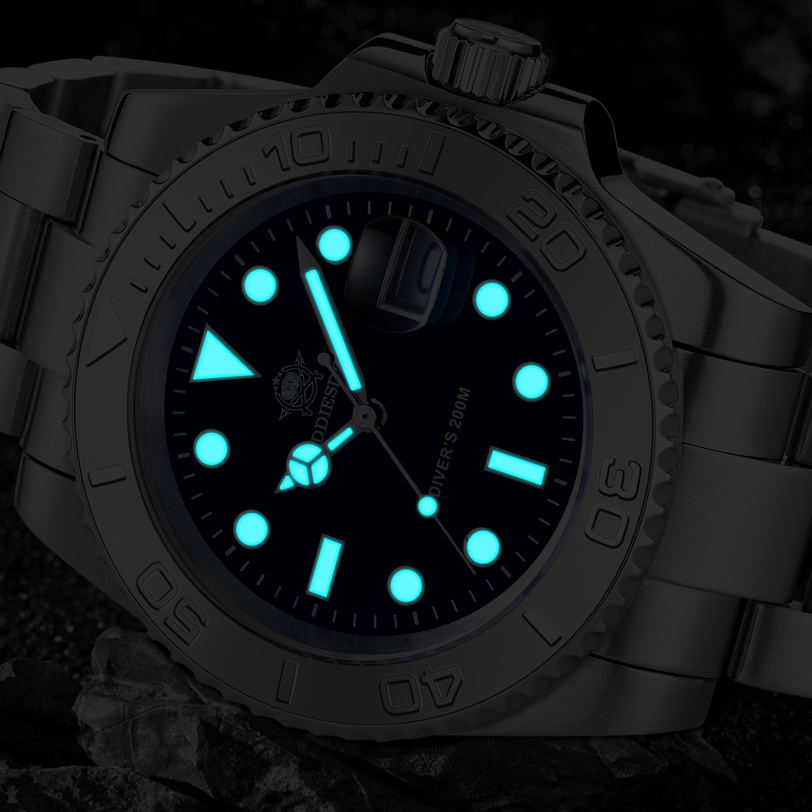 Addiesidve Heren Rvs Horloge 2 - Diver Watch 300M recensie en prijs