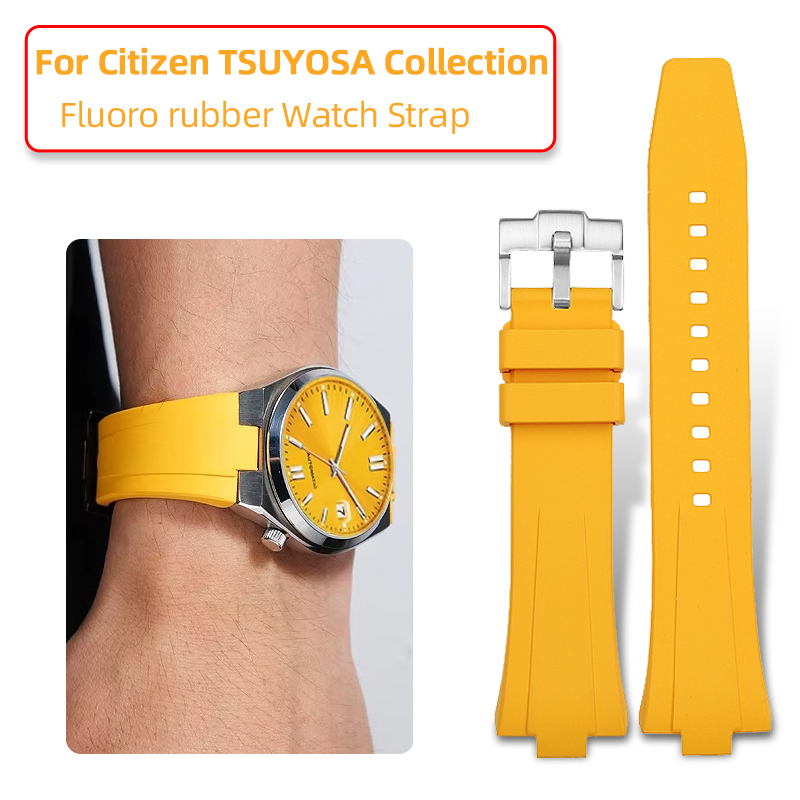 9x26mm FKM Fluoro Rubber Strap - Citizen Watch Tsuyosa recensie en prijs