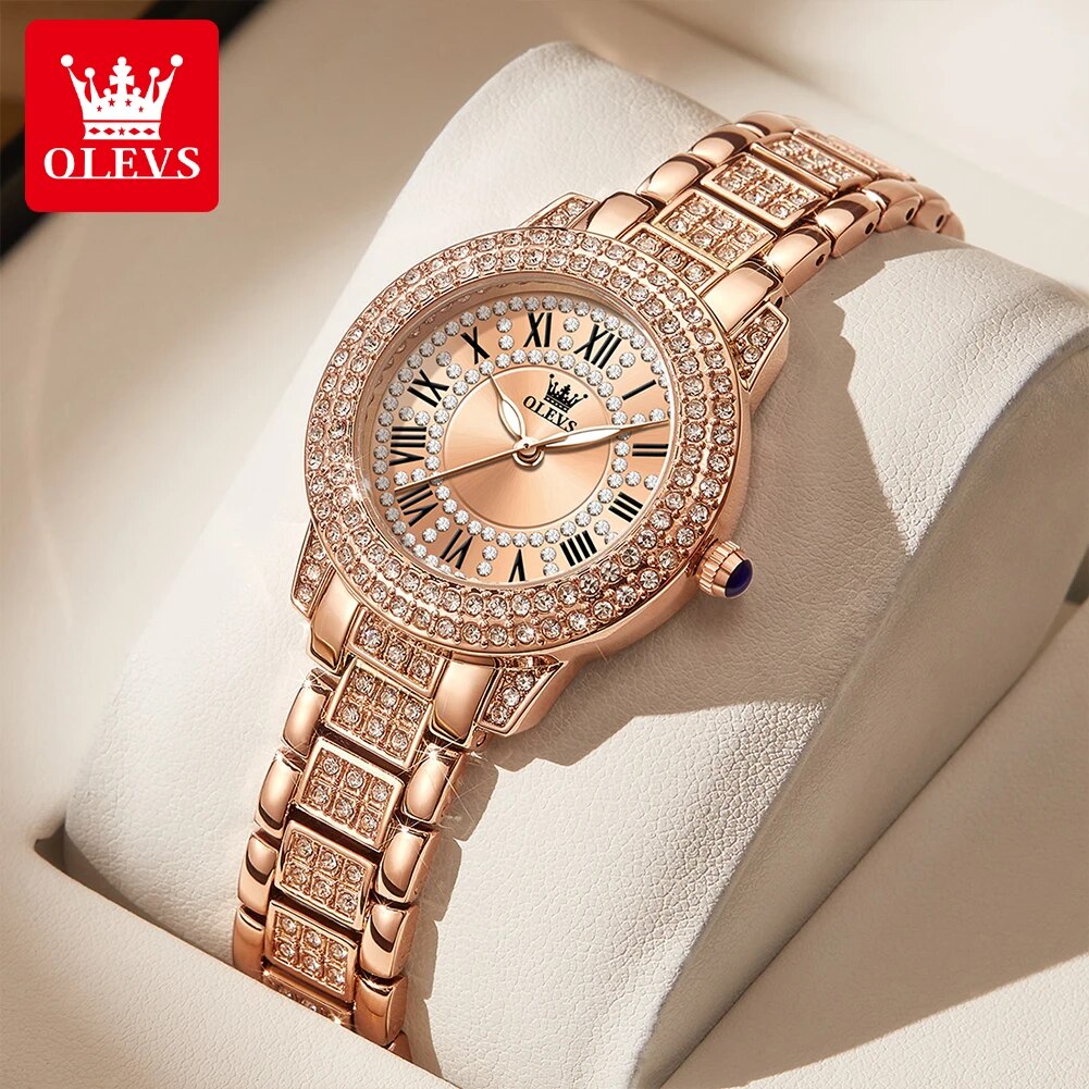 Olevs 9943 Luxe Volledig Diama - Luxury Watch Girl recensie en prijs