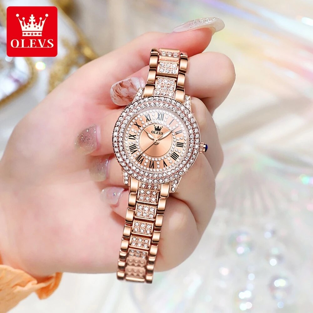 Olevs 9943 Luxe Volledig Diama - Luxury Watch Girl recensie en prijs
