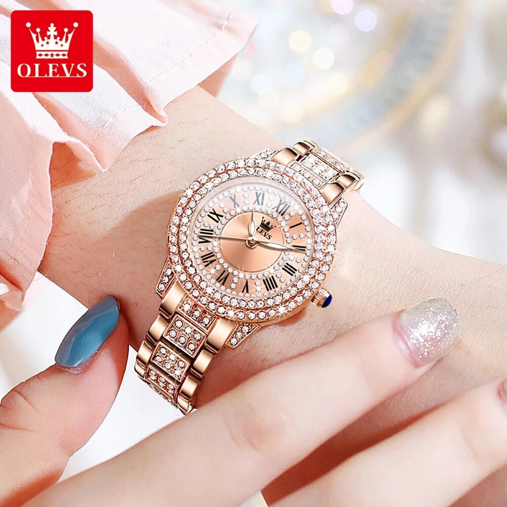 Olevs 9943 Luxe Volledig Diama - Luxury Watch Girl recensie en prijs