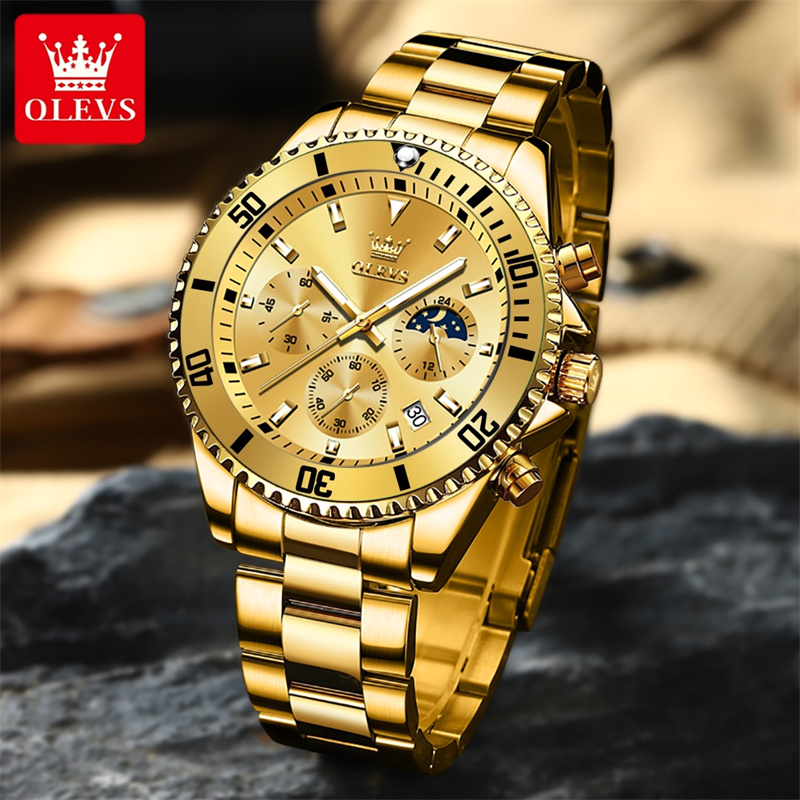 Olevs Horloge Heren Topmerk Lu - Luxury Watch Affordable recensie en prijs