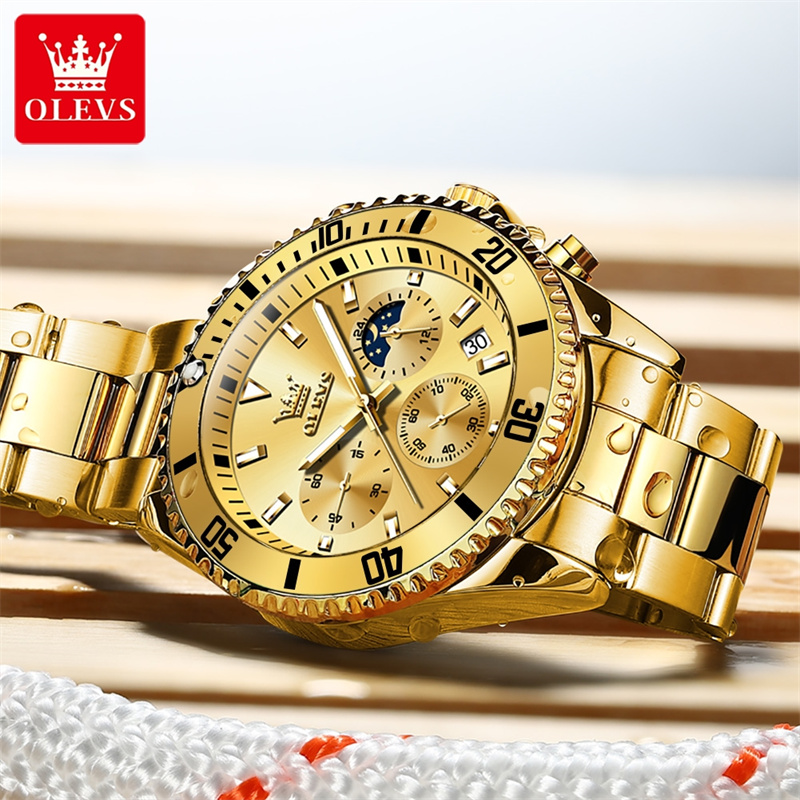 Olevs Horloge Heren Topmerk Lu - Luxury Watch Affordable recensie en prijs