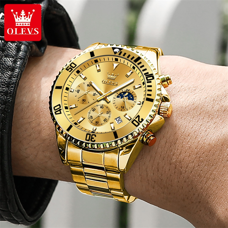 Olevs Horloge Heren Topmerk Lu - Luxury Watch Affordable recensie en prijs
