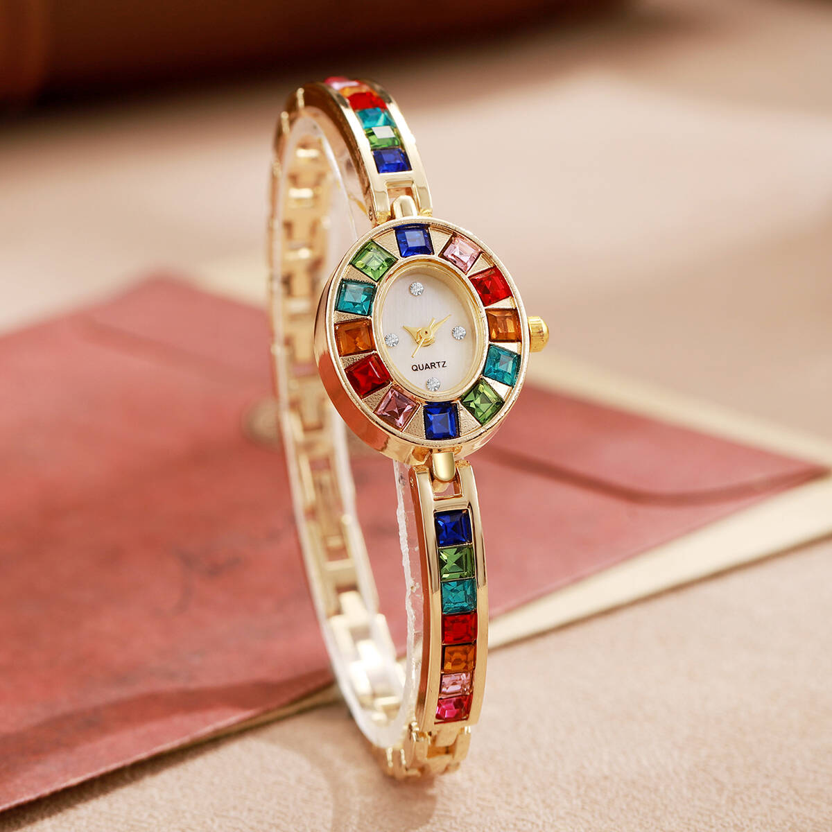 2 stks/set Luxe Strass Vrouwen - Luxury Watch Girl recensie en prijs