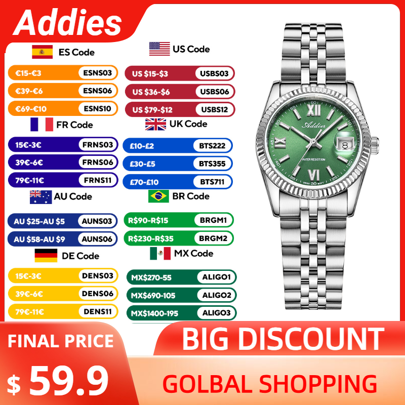 Addies Hoge kwaliteit luxe hor - Luxury Watch With Bracelet recensie en prijs
