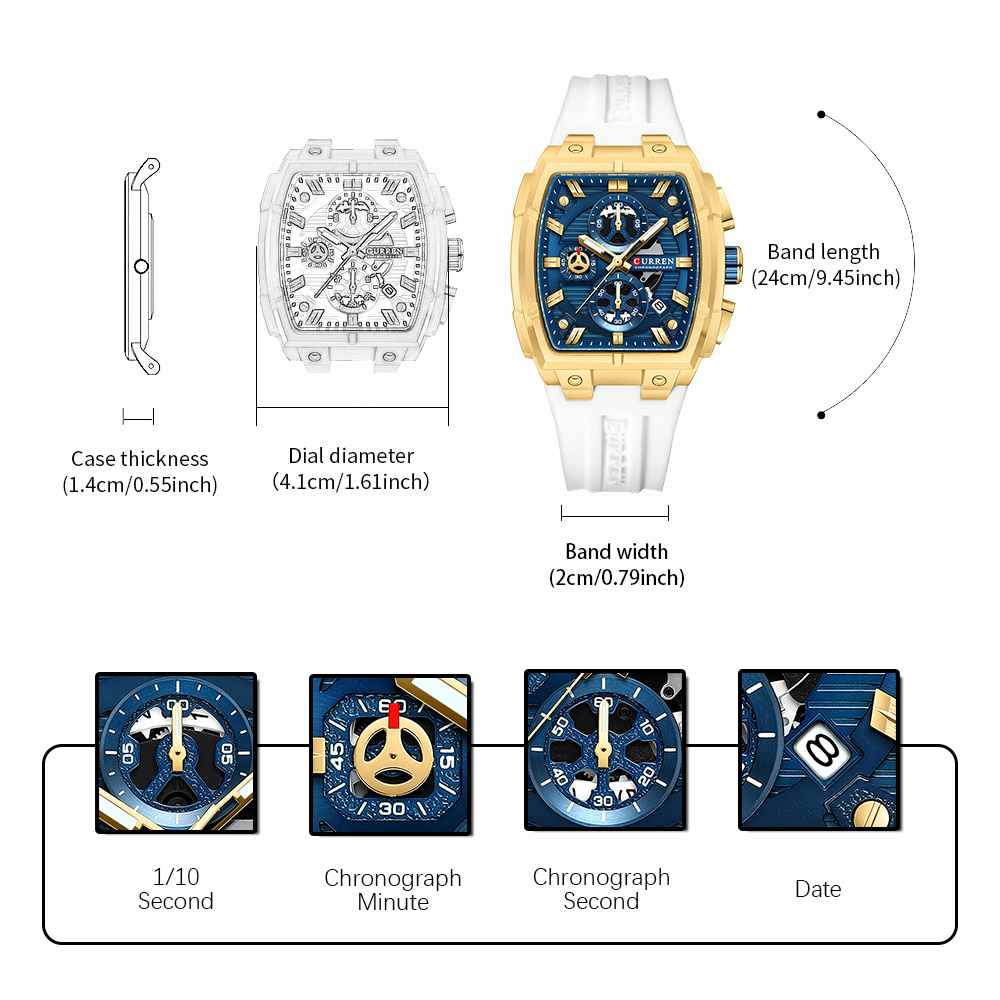 CURREN Luxe vintage horloge vo - Luxury Watch With Bracelet recensie en prijs