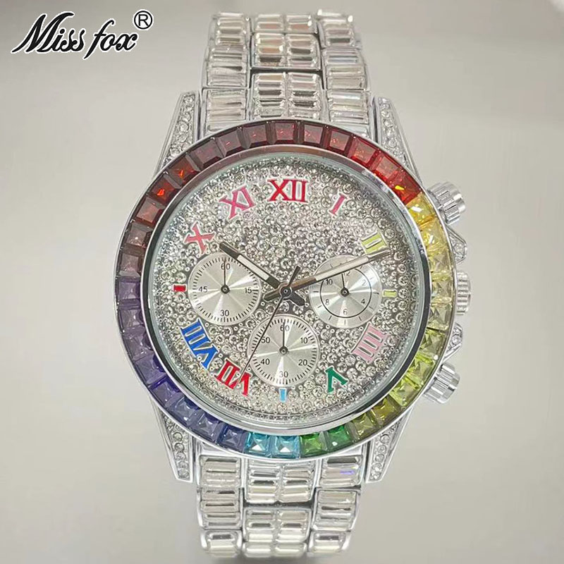 Missfox Luxe Iced Horloge Voor - Luxury Watch Affordable recensie en prijs