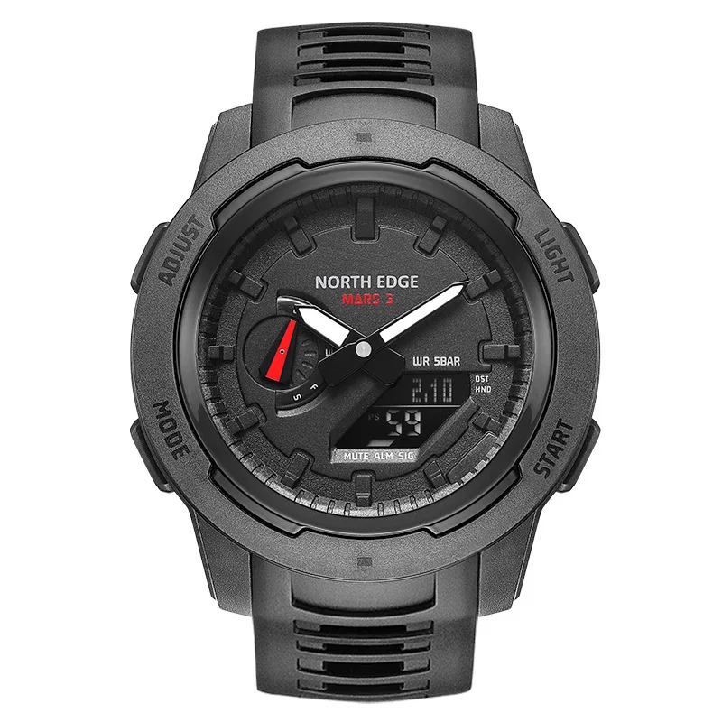 NORTH EDGE Mars 3 Heren Milita - Diver Watch 300M recensie en prijs