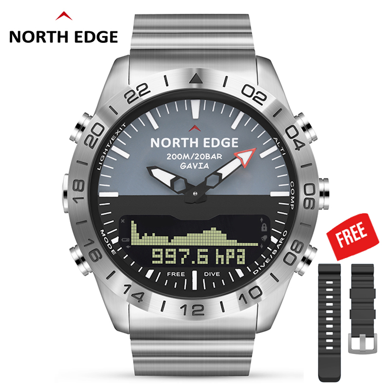 NORTH EDGE GAVIA2 Heren Duikho - Diver Watch 300M recensie en prijs