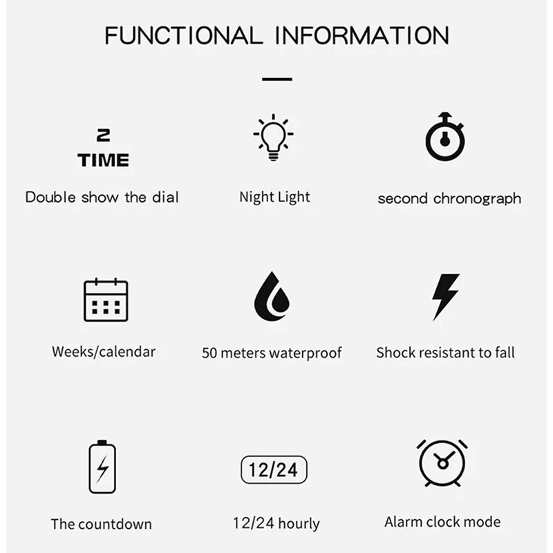 Sanda Merk G Stijl Led Digitaa - Perpetual Calendar Watch recensie en prijs