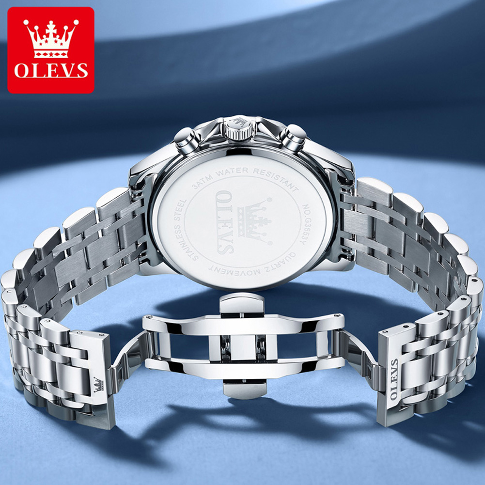 OLEVS 3653 Merk Maanfase Kalen - Luxury Watch Affordable recensie en prijs
