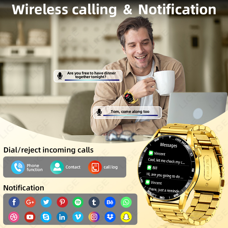 LUIK Luxe Smart Horloge Voor M - Luxury Watch In The World recensie en prijs