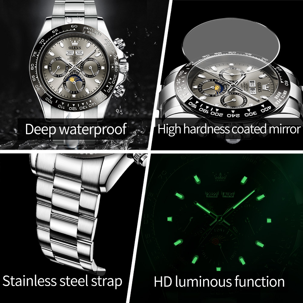 OLEVS 6654 Luxe herenhorloge c - Omega Watch Seamaster recensie en prijs
