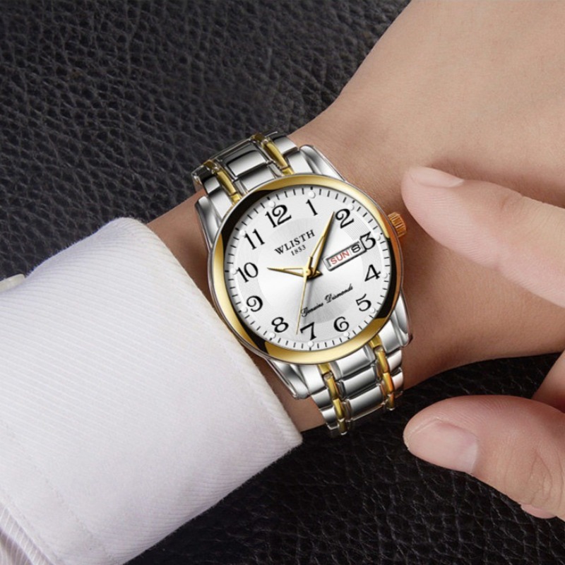 Luxe heren quartz horloge digi - Perpetual Calendar Watch recensie en prijs