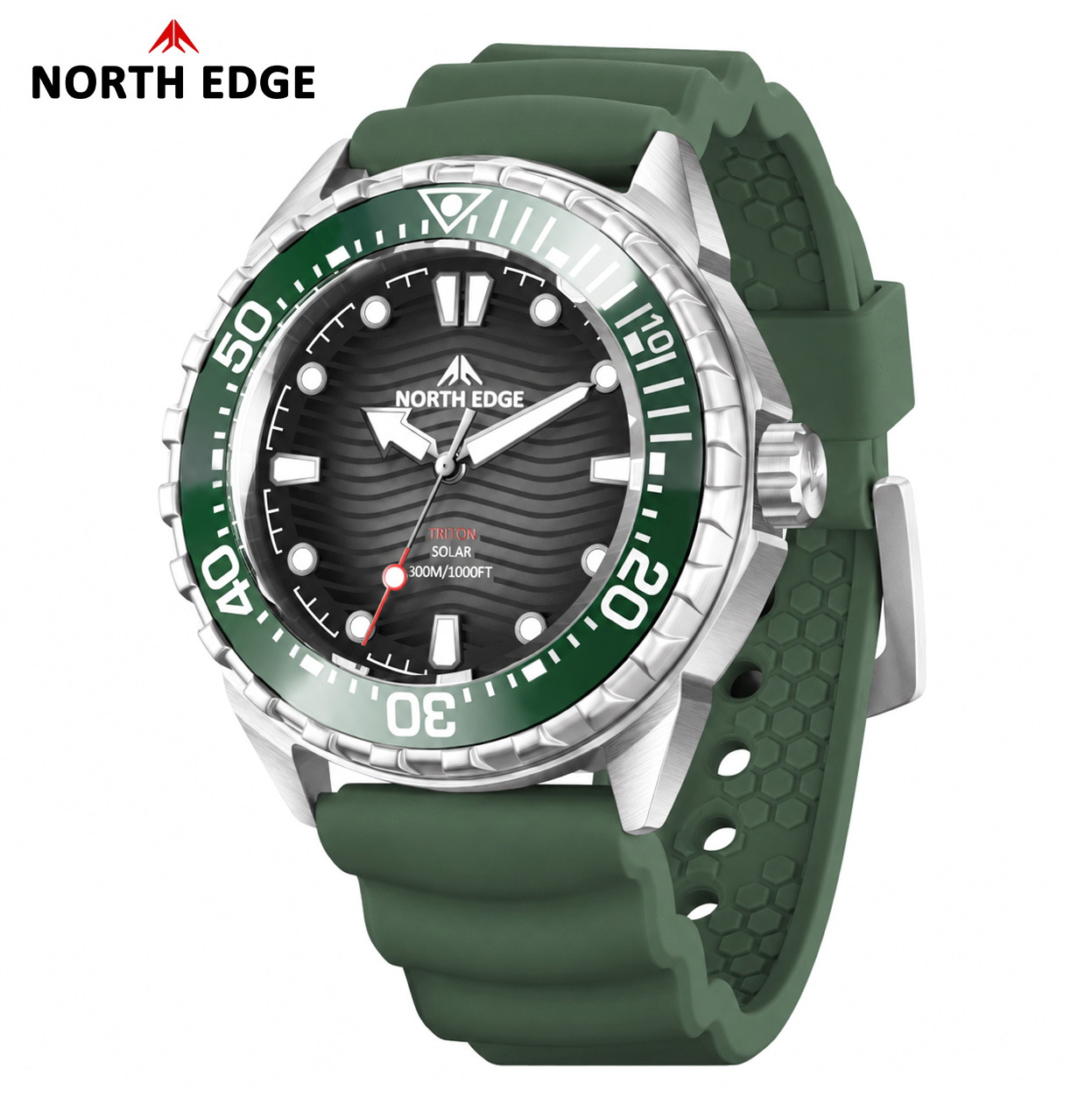 North Edge TRITON Duikhorloge  - Diver Watch 300M recensie en prijs