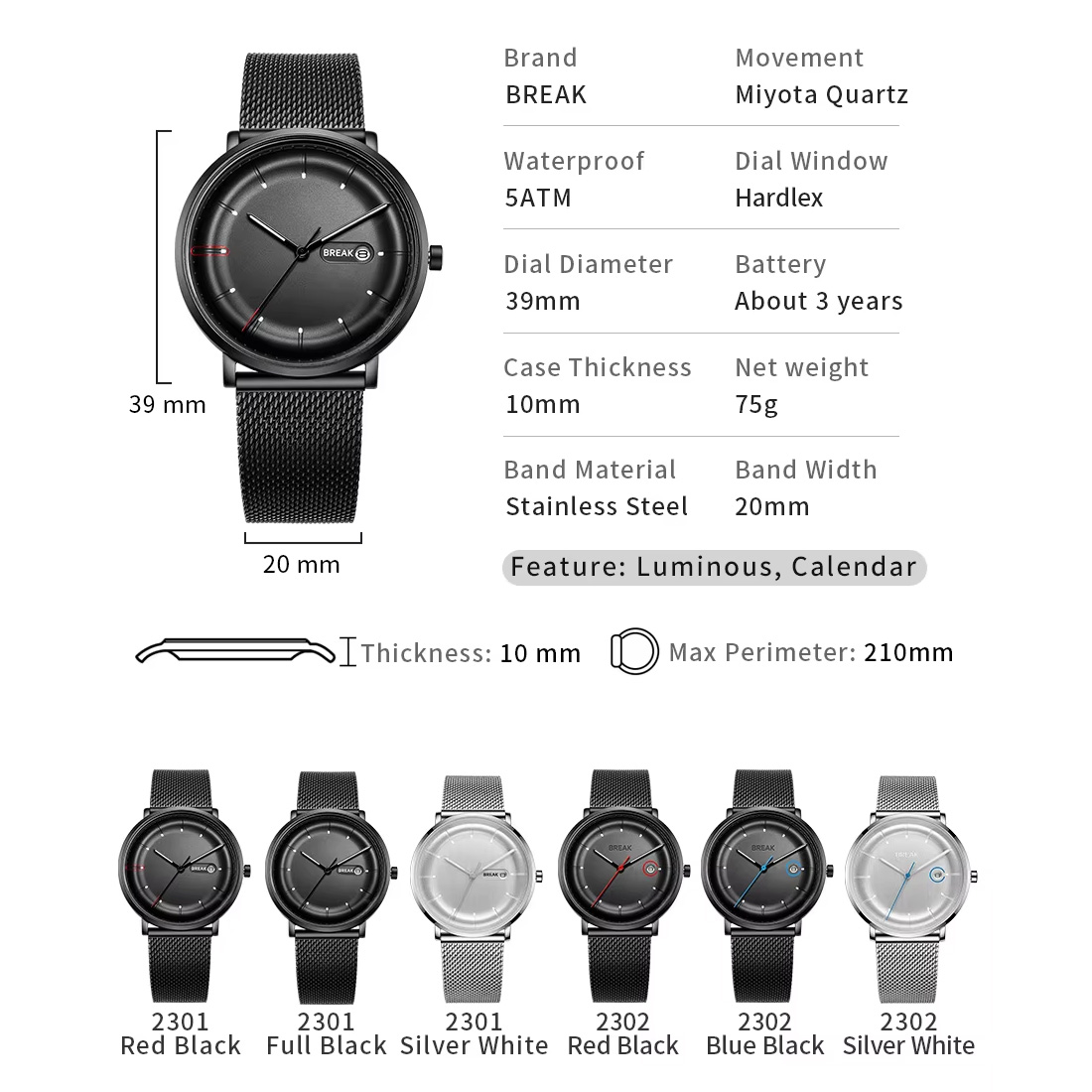 Top Unieke Creatieve Horloges  - Dress Watch Ultra Thin recensie en prijs