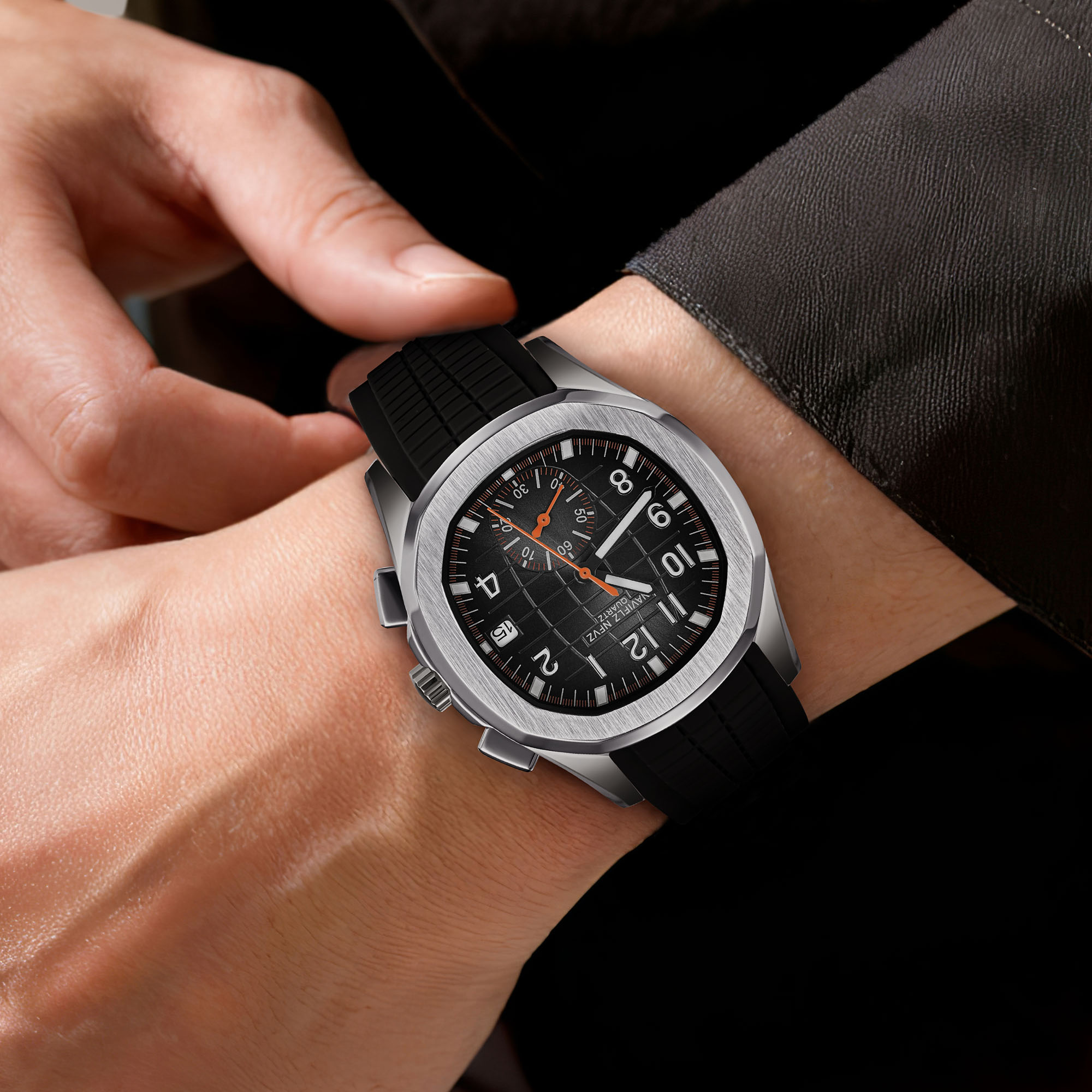 40MM Heren Luxe Horloge NAVIFL - Luxury Watch Protection Film recensie en prijs