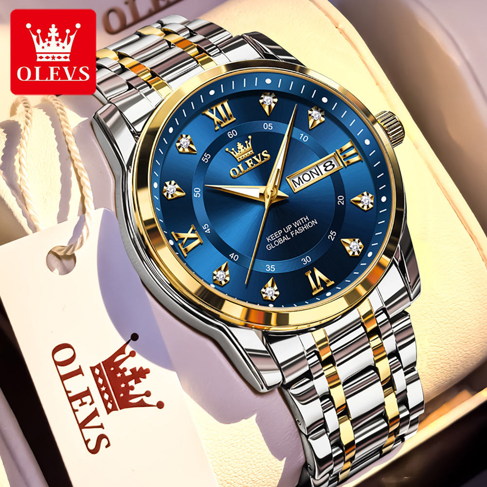 OLEVS merk mode herenhorloges  - Luxury Watch Price recensie en prijs