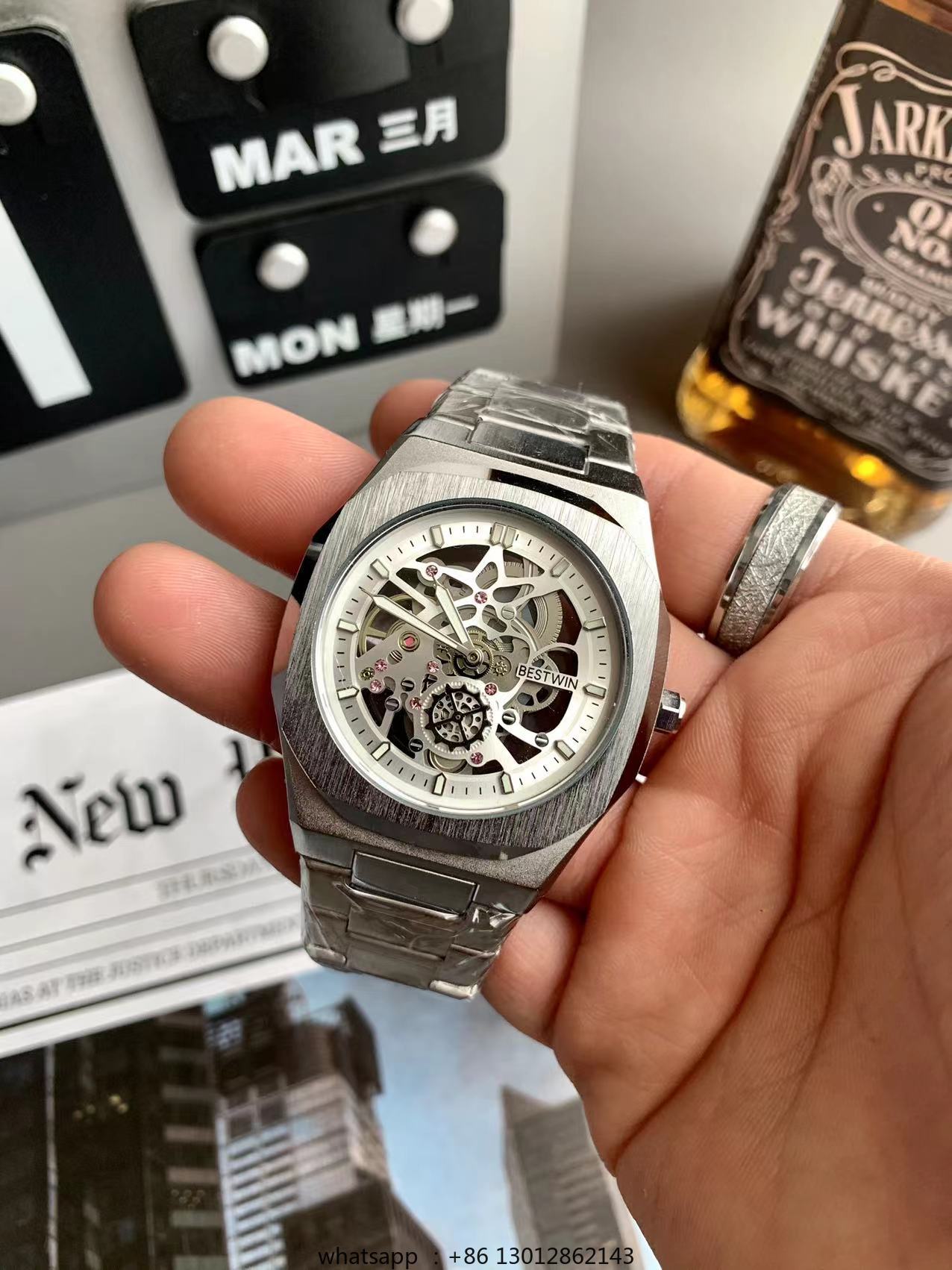 Stalen strip waterdicht gepers - Luxury Watch Gold recensie en prijs