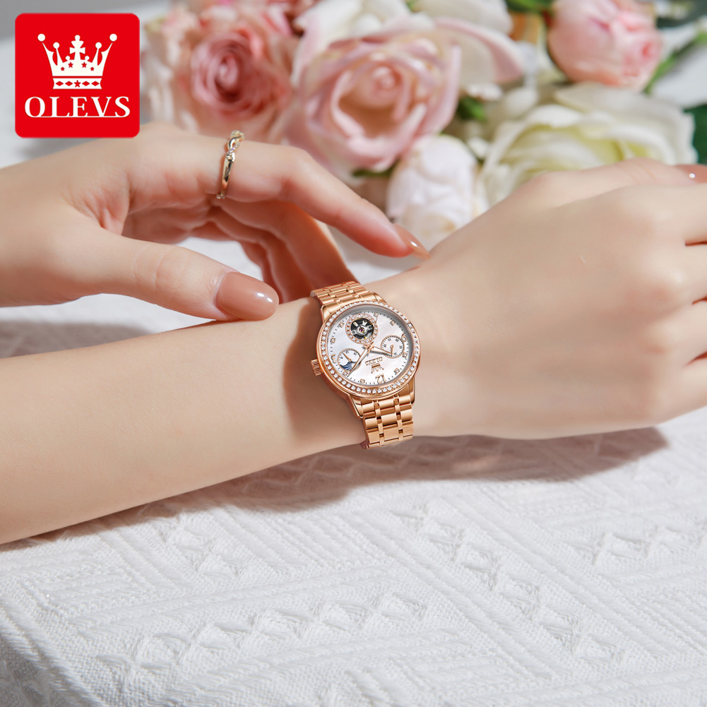 OLEVS dameshorloges topmerk lu - Luxury Watch With Bracelet recensie en prijs