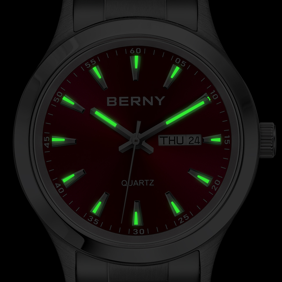 Berny Heren Quartz Horloge Mod - Luxury Watch Casio recensie en prijs